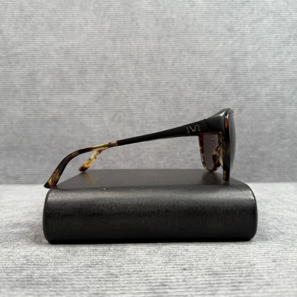 Daggerwing Tortoise Shell Oversized Round Sunglasses Black‎ Summer Y2k Glasses